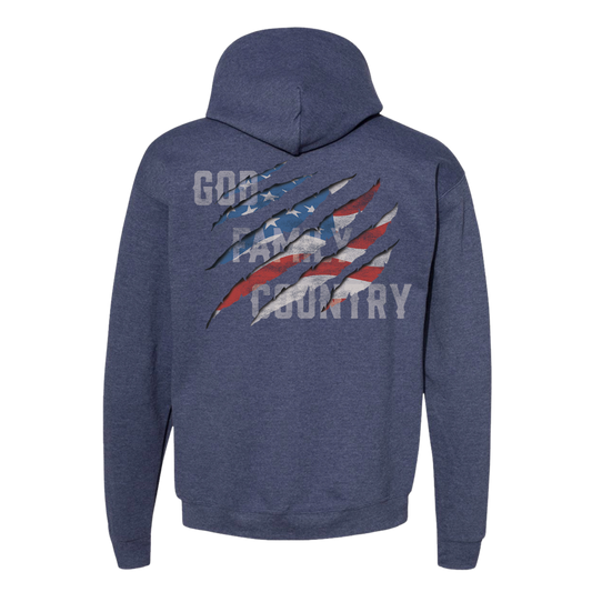 God Family Country Hoodie